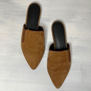 Jenni Kayne Sadie suede mules in saddle brown women’s EU 37 US 7